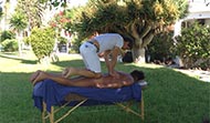 Massage in the garden